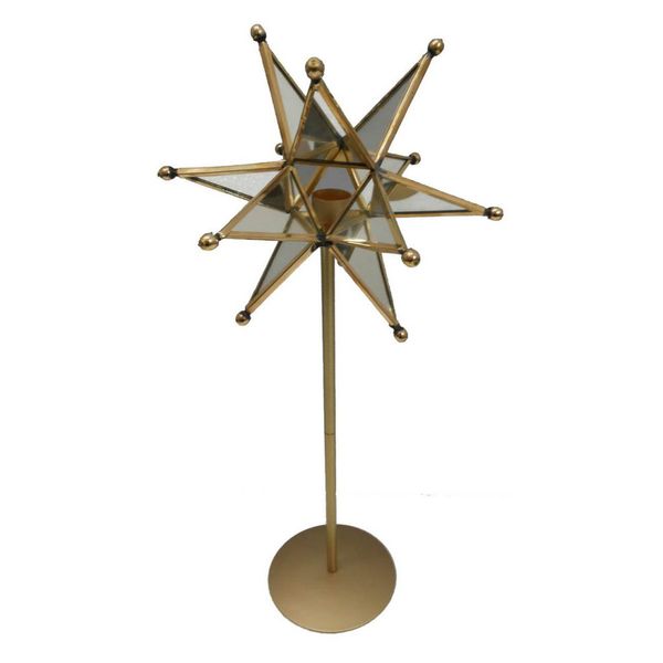  Trang trí nến hình Ngôi Sao, có chân đế 18 X 10 X 42cm, URB 