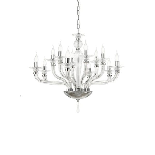  Đèn treo VILLA, 12 bóng, D85H90, màu xanh 