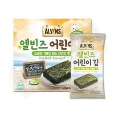 Rong Biển Tách Muối Hữu Cơ Alvins 10x15g, Hàn Quốc