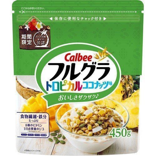 Ngũ Cốc Calbee vị Xoài 450gr (Xanh Lá), Nhật