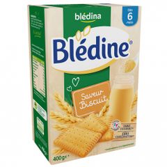 Bột Pha Sữa Bledina vị Ngũ Cốc, Bích Qui 400g 6T, Pháp