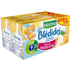 Sữa Nước Bledina Vị Bánh Mì 250ml (9T)