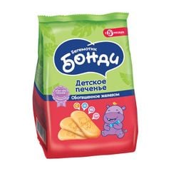 Bánh Ăn Dặm Bondi Hippo Bổ Sung Sắt 5T 180gr, Nga