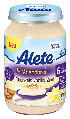 Bột Dinh Dưỡng Alete vị Quế Vani 6M 190g, Đức