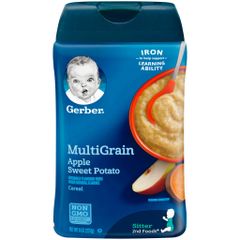 Bột Ăn Dặm Gerber Bột vị Táo, Khoai Lang 227g, Mỹ