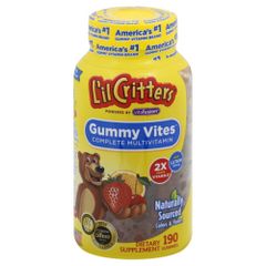 Kẹo Dẻo Gummy L'il Critters Multivitamin 190 viên, Mỹ