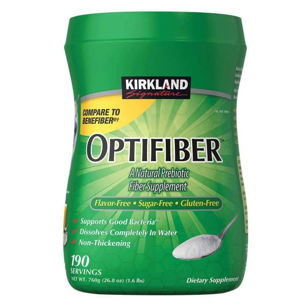 Bột Hòa Tan Bổ Sung Chất Xơ Kirkland Optifiber 190 (760g), Mỹ