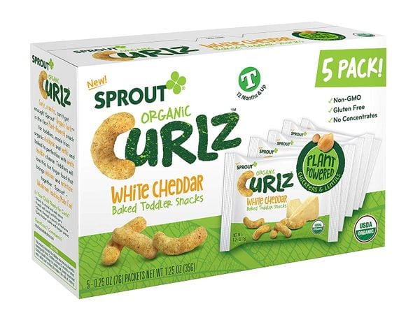 Bánh Ăn Dặm Sprout vị Đậu Gà, Phô Mai 5x7g, Mỹ