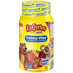 Kẹo Dẻo Gummy L'il Critters Multivitamin 70v, Mỹ