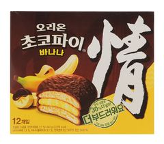 Bánh Chocopie Orion vị Chuối 444g 12 cái, Hàn Quốc