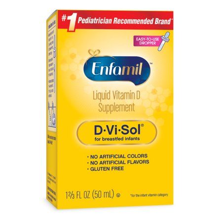 Siro Bổ Sung Vitamin D Nhỏ Giọt Enfamil D-Vi-Sol Cho Trẻ Em 50ml, Mỹ