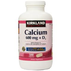 Viên Uống Kirland Bổ Sung Calcium 500v, Mỹ