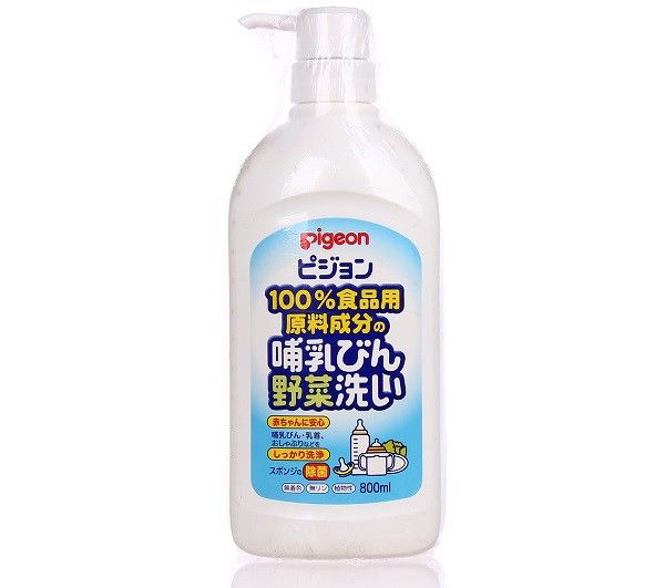 Nước Rửa Bình Sữa, Rau Củ Pigeon 800ml Nhật