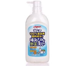 Nước Rửa Bình Sữa, Rau Củ Pigeon 800ml Nhật