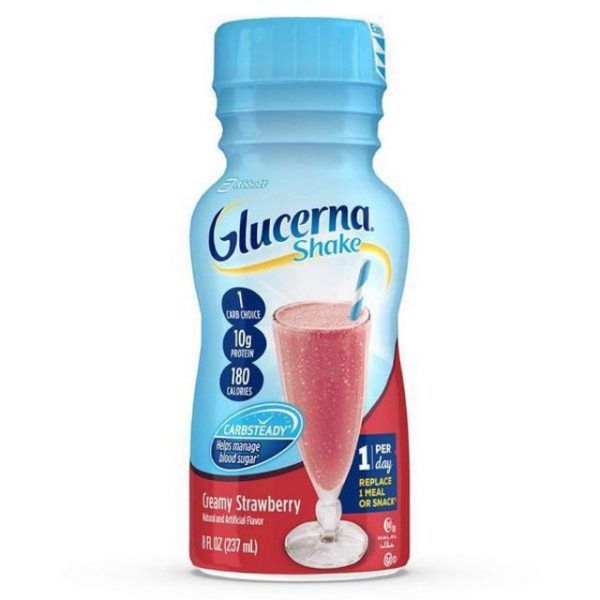 Sữa Nước Glucerna Vị Dâu 237ml, Mỹ
