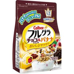 Ngũ cốc Calbee vị Trái Cây Chuối 700g (Màu Nâu), Nhật