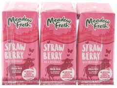 Sữa Nước Meadow Fresh Vị Dâu 200ml Lốc 3 Hộp