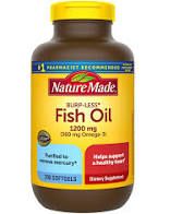 Viên Uống Omega 3 Fish Oil 1200mg 200 viên, Mỹ