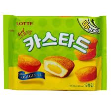 Lotte Bánh Custard Trứng Sữa 276g 12 cái