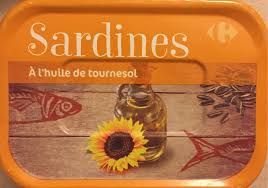 Cá Mòi Carrefour Dầu (vàng) 135g, Pháp