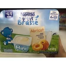 Váng Sữa Nestle vị Mơ (4x100gr) 6T, Pháp