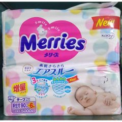 Tã Sơ Sinh Merries 96 miếng, Nhật