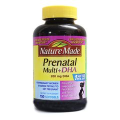 Viên Uống Vitamin Prenatal Multi DHA cho Mẹ Bầu 150v, Mỹ