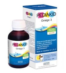 Siro Pediakid Bổ Sung Omega 3, Tăng Cường DHA (từ 6M) 125ml, Pháp