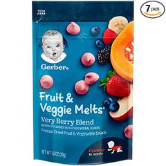 Sữa Chua Khô Gerber Fruit & Veggie, Very Berry Blend 28g, Mỹ