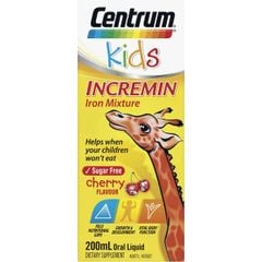 Siro Cho Trẻ Biếng Ăn Centrum Kids 200ml, Úc