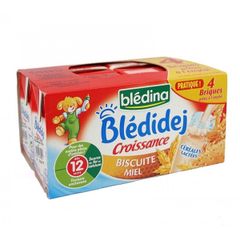 Sữa Nước Bledina vị Bích Qui, Mật Ong 250ml (12T)