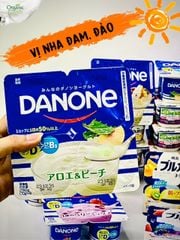 Sữa Chua Tươi Danone vị Nha Đam, Đào 70gx4, Nhật