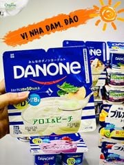 Sữa Chua Tươi Danone vị Nha Đam, Đào 70gx4, Nhật