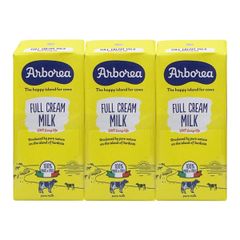 Sữa Nước Arborea Full Cream 3 x 200ml, Italia
