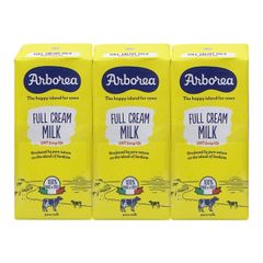 Sữa Nước Arborea Full Cream 3 x 200ml, Italia
