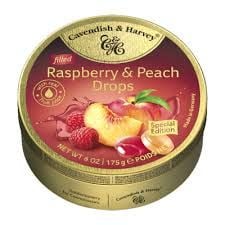 Cavendish & Harvey Kẹo Trái Cây Raspberry & Peach 200g, Đức