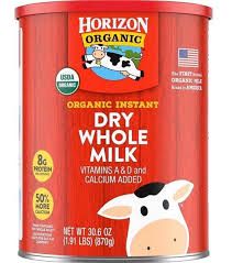Sữa Tươi Horizon Organic Dạng Bột Whole Milk 870gr, Mỹ