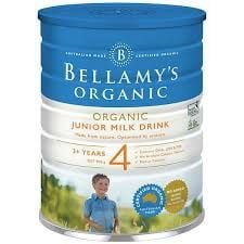 Sữa Bột Bellamy Organi 3+ 900gr, Úc