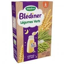Bột Pha Sữa Bledina vị Ngũ Cốc, Rau Xanh 240gr (8T)
