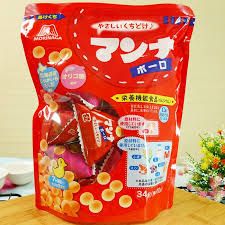 Bánh Bi Morinaga Bổ Sung Canxi 24gr (10 gói nhỏ), Nhật