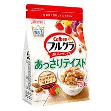 Calbee ngũ cốc trái cây hạt màu trắng 750g