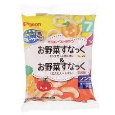 Pigeon bánh gạo bí đỏ + bánh tan cà chua 7T
