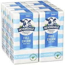 Sữa Nước Devondale Full Cream 6 x 200ml, Úc