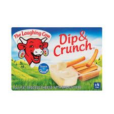 Phô Mai Chấm Dip & Crunch La Vache Qui Rit 140g (4 vĩ), Pháp
