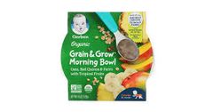 Bột Ăn Dặm Gerber Organic Vị Yến Mạch, Hạt Quinoa, Trái Cây Nhiệt Đới 128g, Mỹ