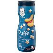 Gerber Puffs-Peach 42g