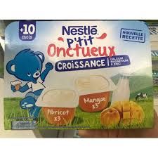 Sữa Chua Nestle vị Mơ, Xoài (6x60gr) 10Tháng, Pháp