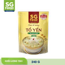 Cháo Bổ Dưỡng SG Food Tổ Yến Hạt Sen Lá Dứa 240g