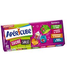 Phô mai Apericube 48 viên 250g tím hồng