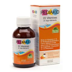 Siro Bổ Sung 22 loại Vitamin Pediakid 125ml, Pháp